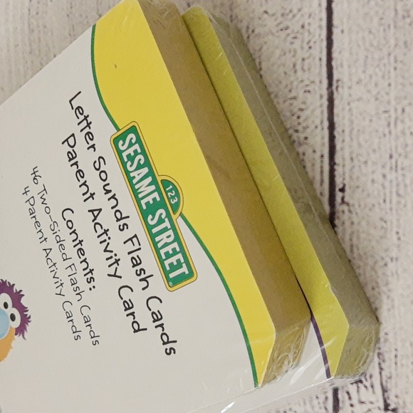 Sesame Street Flash Cards Bundle Numbers 1-20 & Letter Sounds NIP SEALED NO BOX - Picture 5 of 7